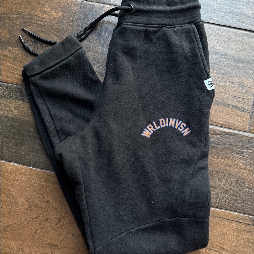 Wrldivsn Black Joggers